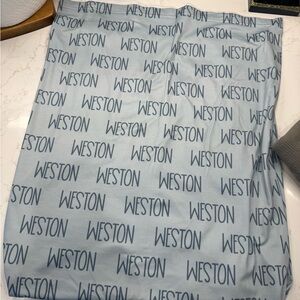 Caden Lane Blue and White Fabric with Weston Design